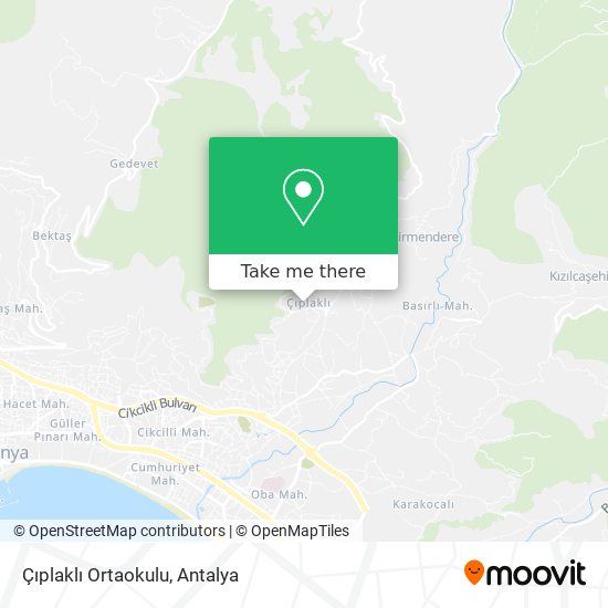 Çıplaklı Ortaokulu map