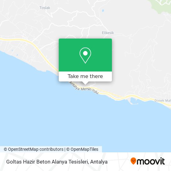 Goltas Hazir Beton Alanya Tesisleri map