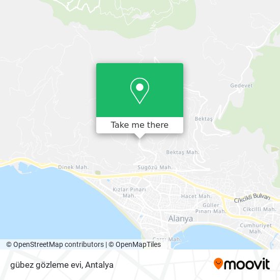 gübez gözleme evi map
