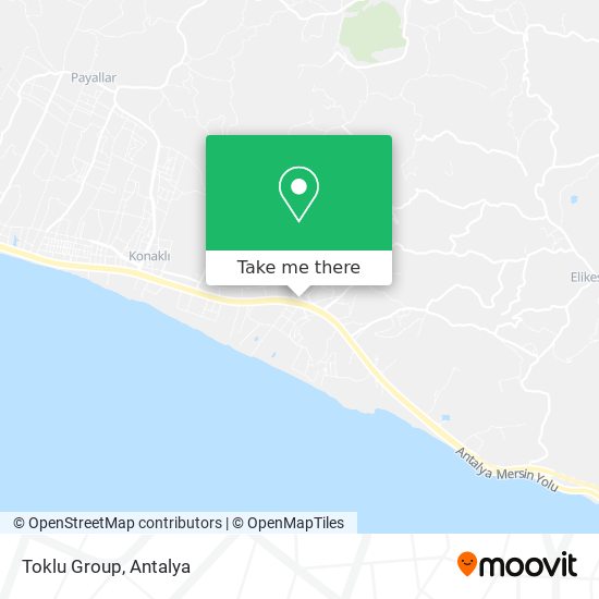 Toklu Group map