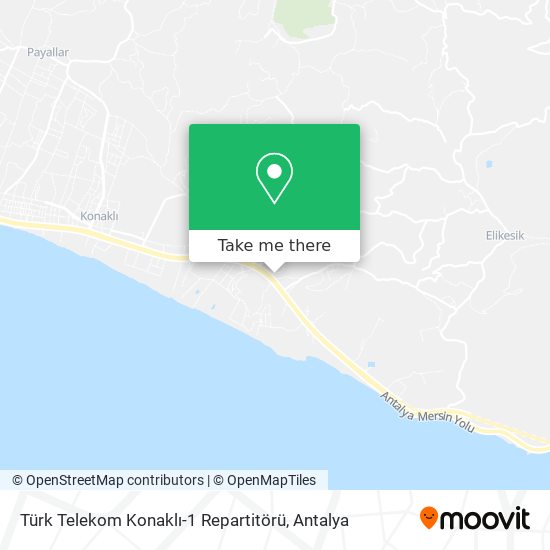 Türk Telekom Konaklı-1 Repartitörü map
