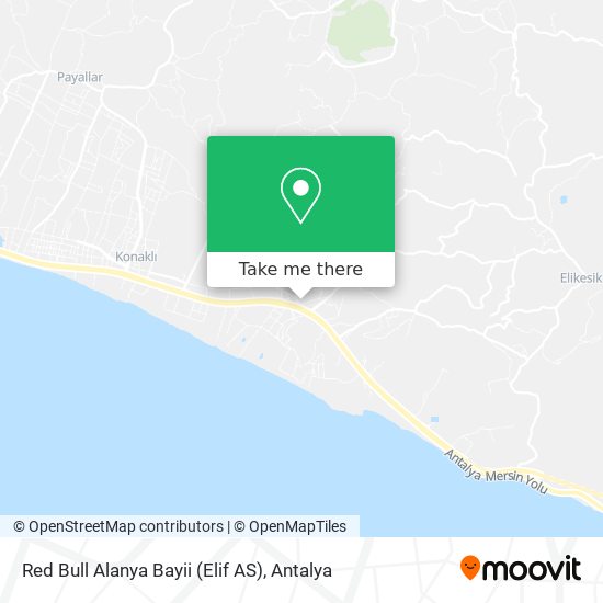 Red Bull Alanya Bayii (Elif AS) map