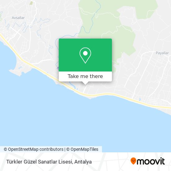 Türkler Güzel Sanatlar Lisesi map
