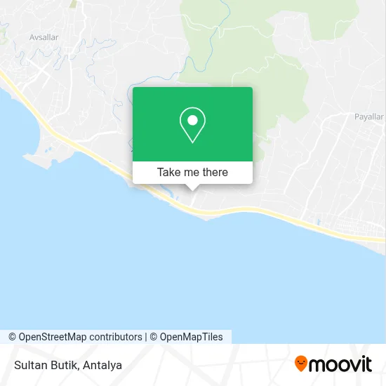 Sultan Butik map