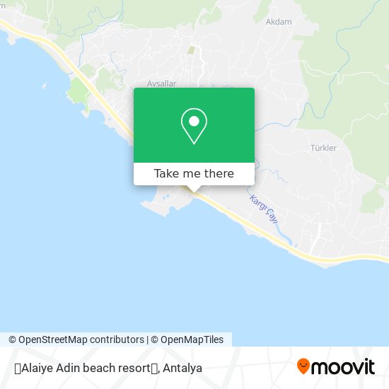 🌟Alaiye Adin beach resort🌟 map