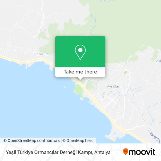 Yeşil Türkiye Ormancılar Derneği Kampı map