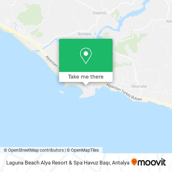 Laguna Beach Alya Resort & Spa Havuz Başı map
