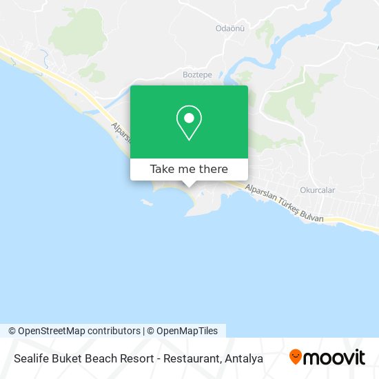 Sealife Buket Beach Resort - Restaurant map