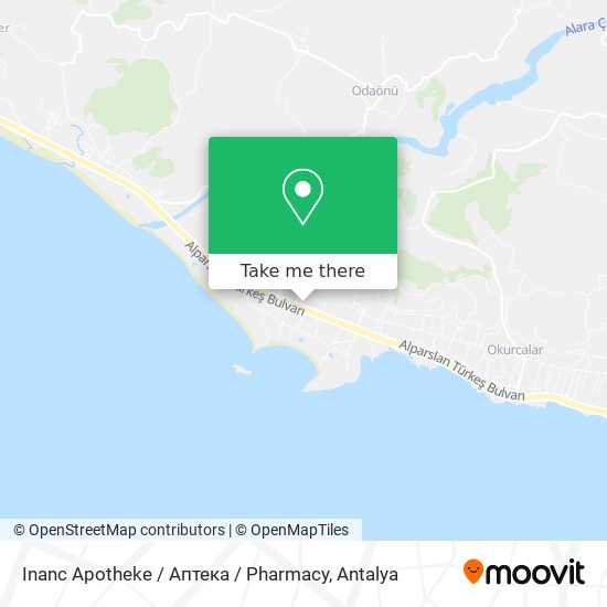 Inanc Apotheke / Аптека / Pharmacy map