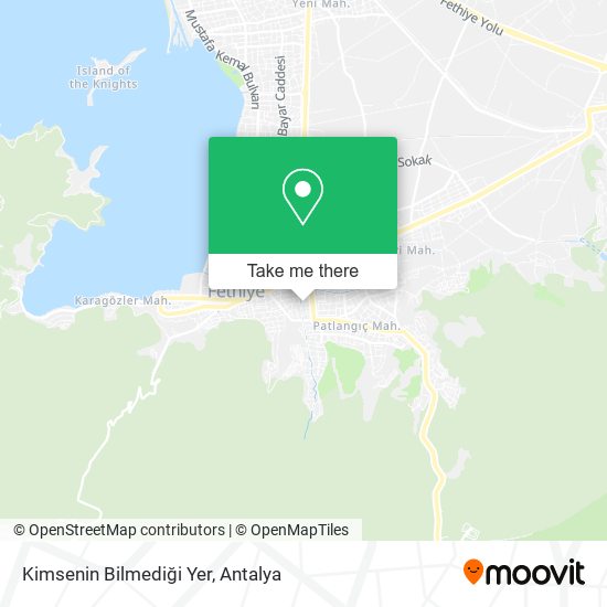Kimsenin Bilmediği Yer map