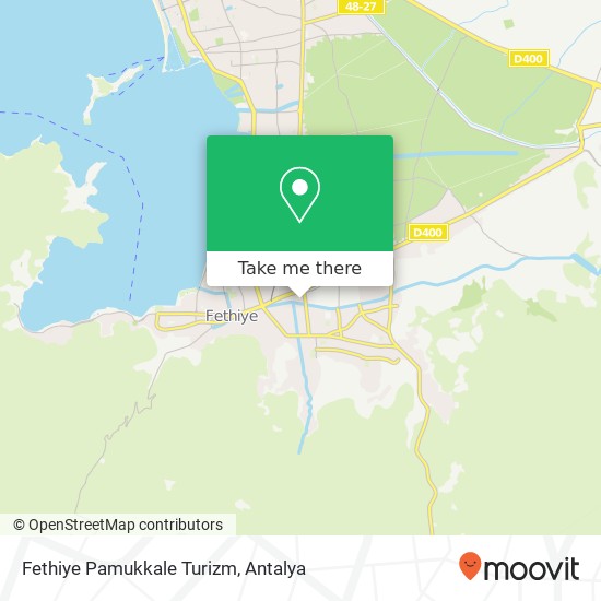 Fethiye Pamukkale Turizm map