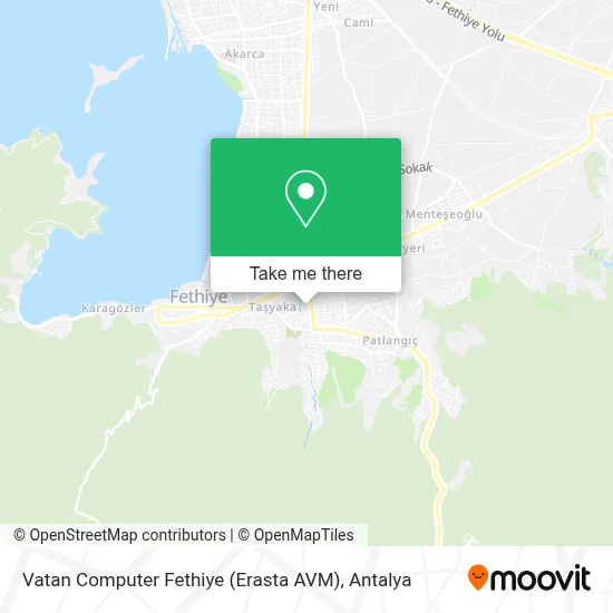 Vatan Computer Fethiye (Erasta AVM) map