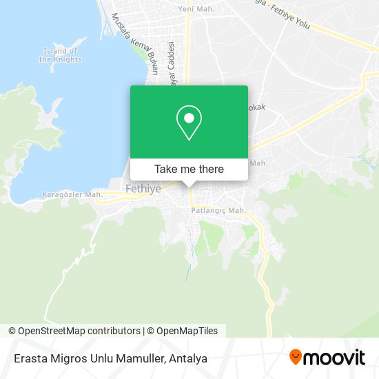 Erasta Migros Unlu Mamuller map
