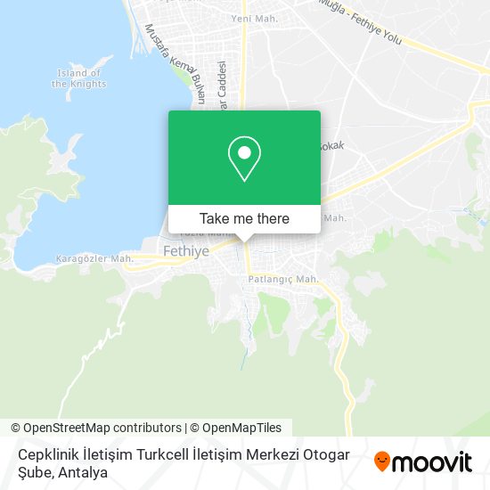 Cepklinik İletişim Turkcell İletişim Merkezi Otogar Şube map