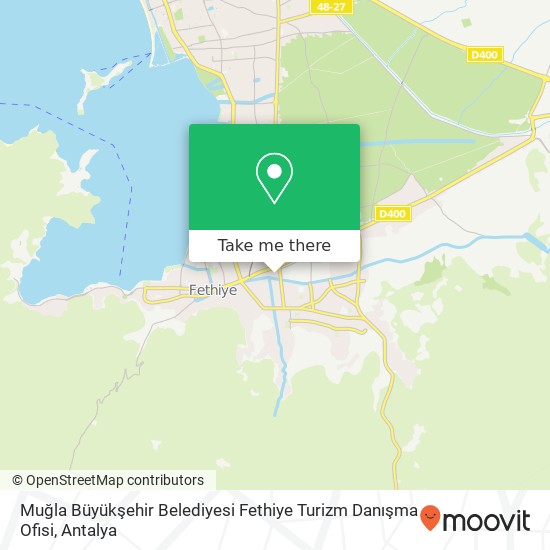 Muğla Büyükşehir Belediyesi Fethiye Turizm Danışma Ofisi map