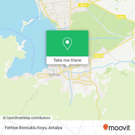 Fethiye Boncuklu Koyu map