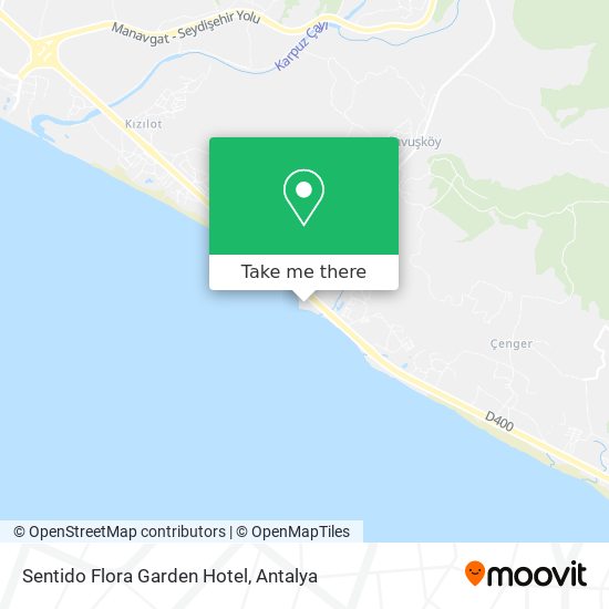 Sentido Flora Garden Hotel map