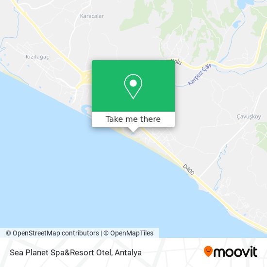Sea Planet Spa&Resort Otel map