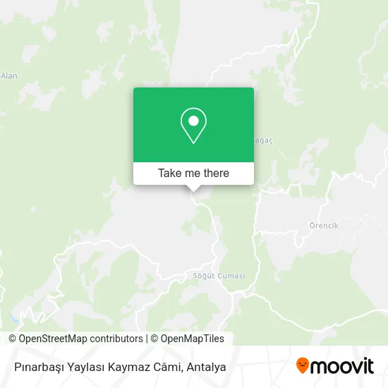 Pınarbaşı Yaylası Kaymaz Câmi map