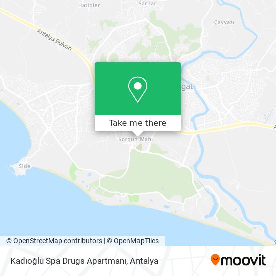 Kadıoğlu Spa Drugs Apartmanı map