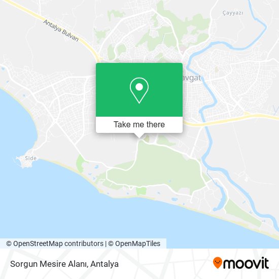 Sorgun Mesire Alanı map