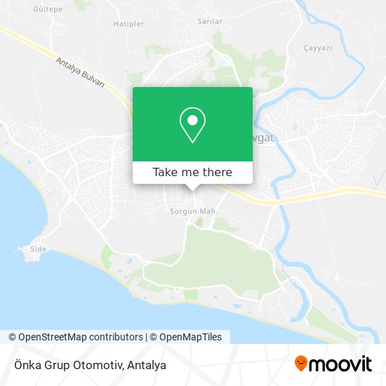 Önka Grup Otomotiv map