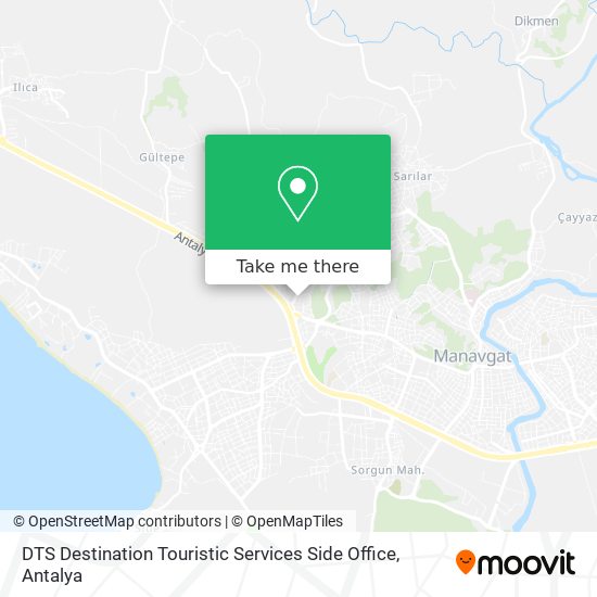 DTS Destination Touristic Services Side Office map