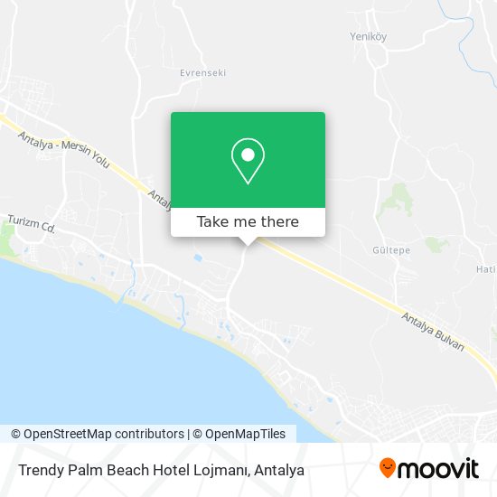 Trendy Palm Beach Hotel Lojmanı map