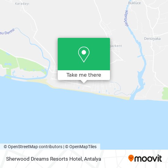 Sherwood Dreams Resorts Hotel map