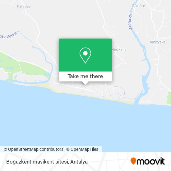 Boğazkent mavikent sitesi map