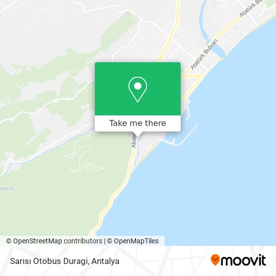 Sarısı Otobus Duragi map