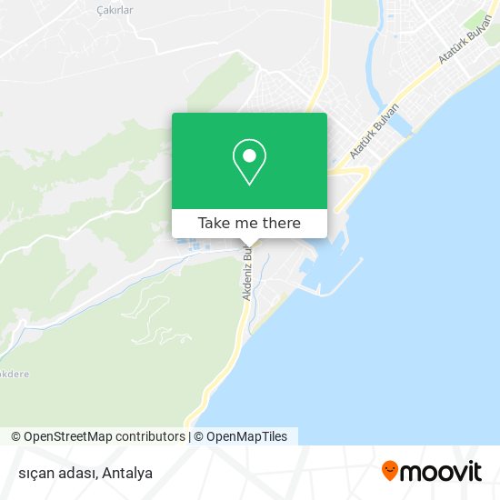 sıçan adası map