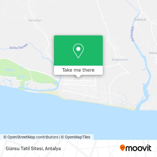 Günsu Tatil Sitesi map