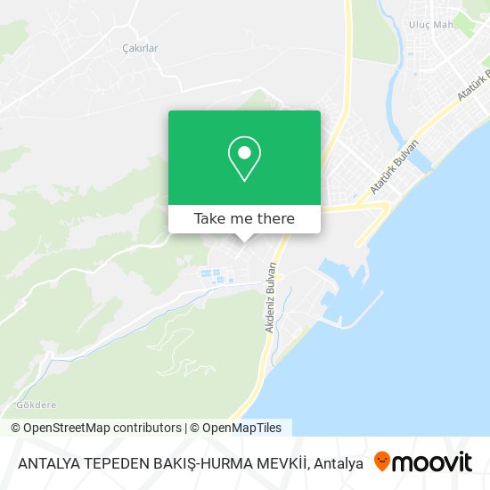 ANTALYA TEPEDEN BAKIŞ-HURMA MEVKİİ map