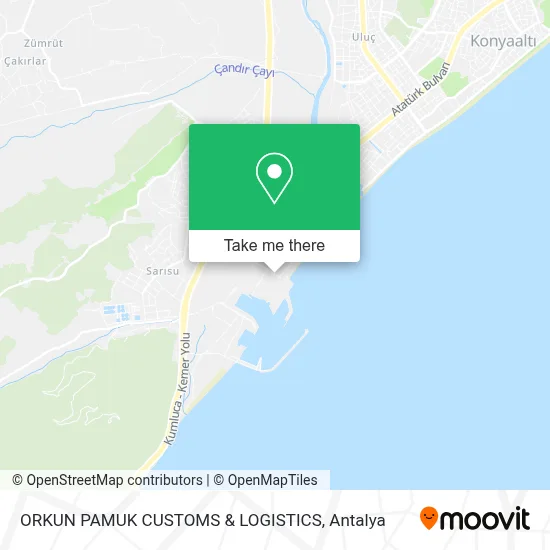 ORKUN PAMUK CUSTOMS & LOGISTICS map