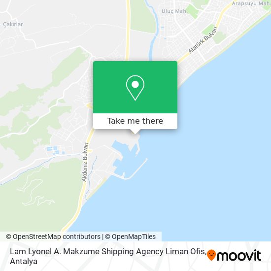 Lam Lyonel A. Makzume Shipping Agency Liman Ofis map