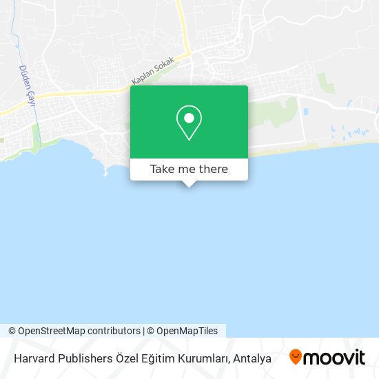 Harvard Publishers Özel Eğitim Kurumları map