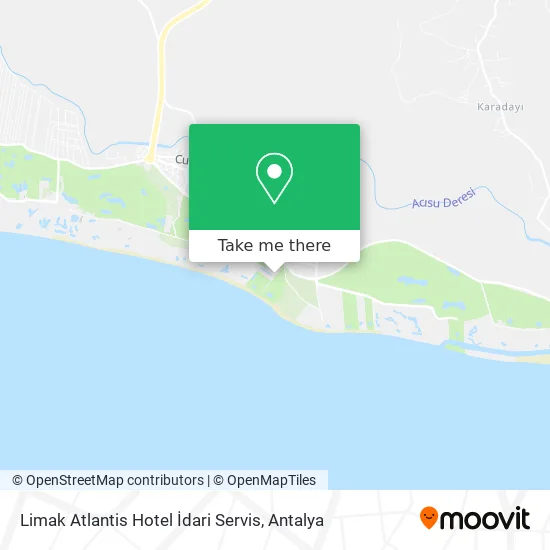 Limak Atlantis Hotel İdari Servis map