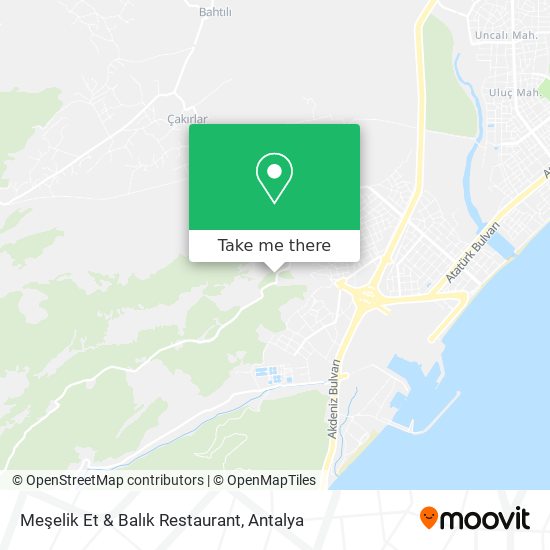 Meşelik Et & Balık Restaurant map