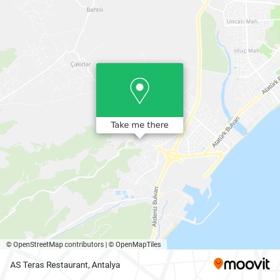 AS Teras Restaurant map