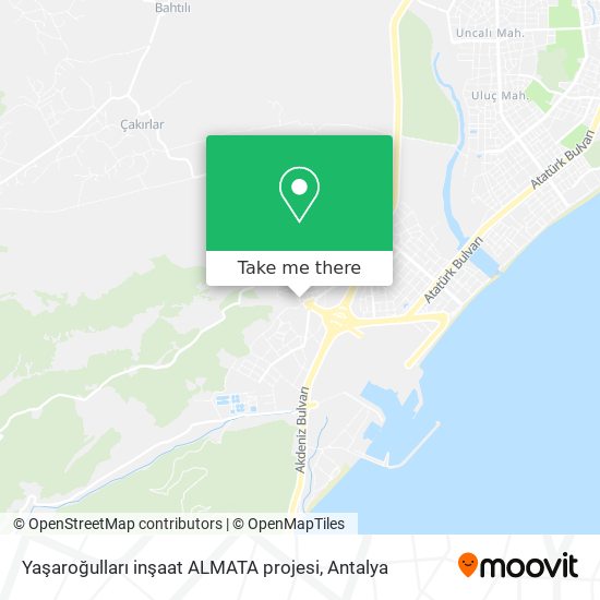 Yaşaroğulları inşaat ALMATA projesi map