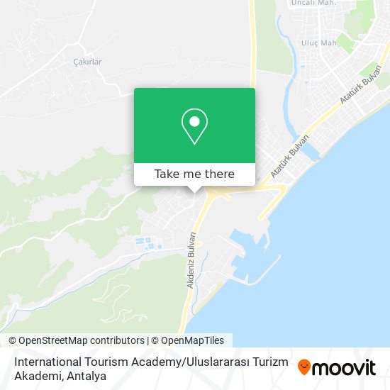 International Tourism Academy / Uluslararası Turizm Akademi map