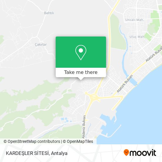 KARDEŞLER SİTESİ map