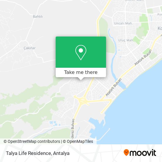 Talya Life Residence map