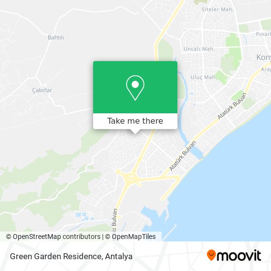 Green Garden Residence map