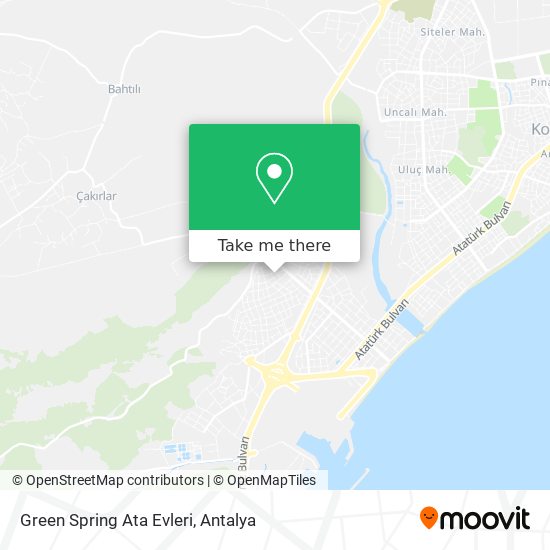 Green Spring Ata Evleri map
