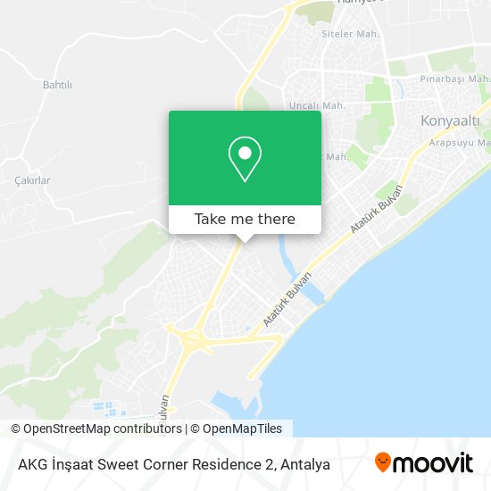 AKG İnşaat Sweet Corner Residence  2 map
