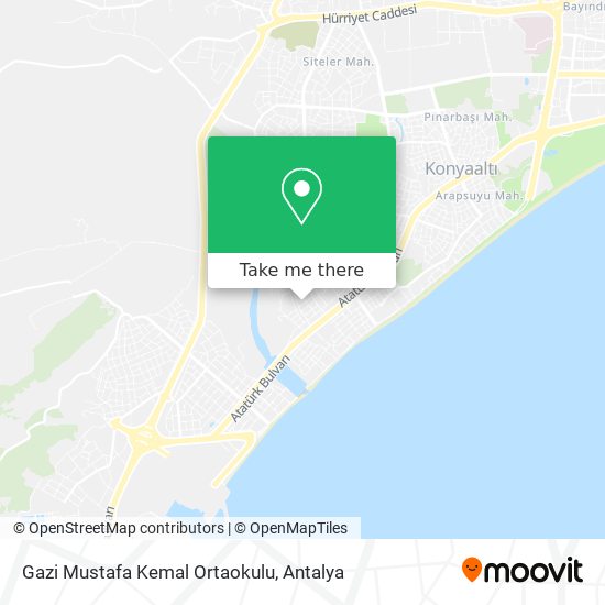 Gazi Mustafa Kemal Ortaokulu map