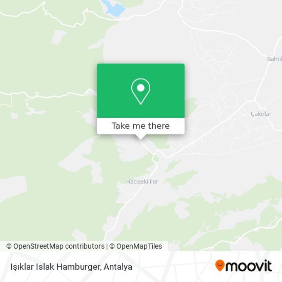 Işıklar Islak Hamburger map