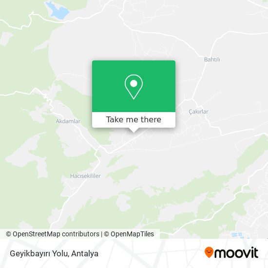 Geyikbayırı Yolu map